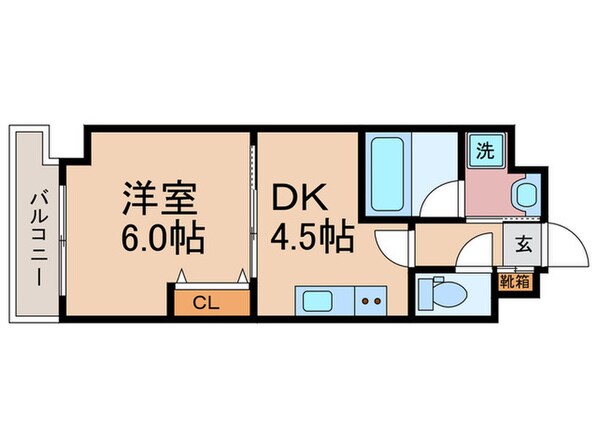 クローナコート烏丸御池の物件間取画像